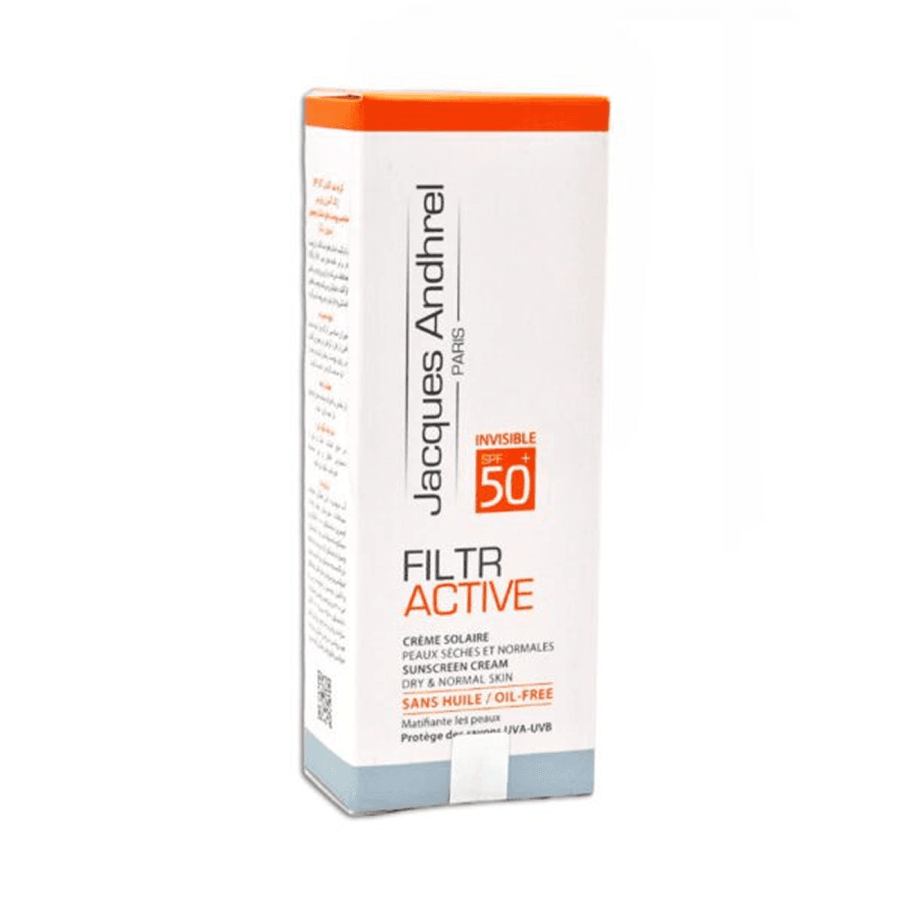 کرم ضدآفتاب SPF50 پوست خشک و معمولی بی رنگ ژاک آندرل 50 میلیلیتر — تصویر ۴