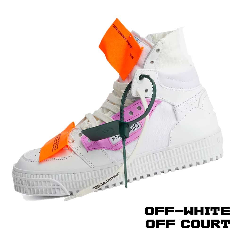 کتونی آف وایت آف کورت سفید بنفش Off-White 3.0 Off Court Sneakers White Purple