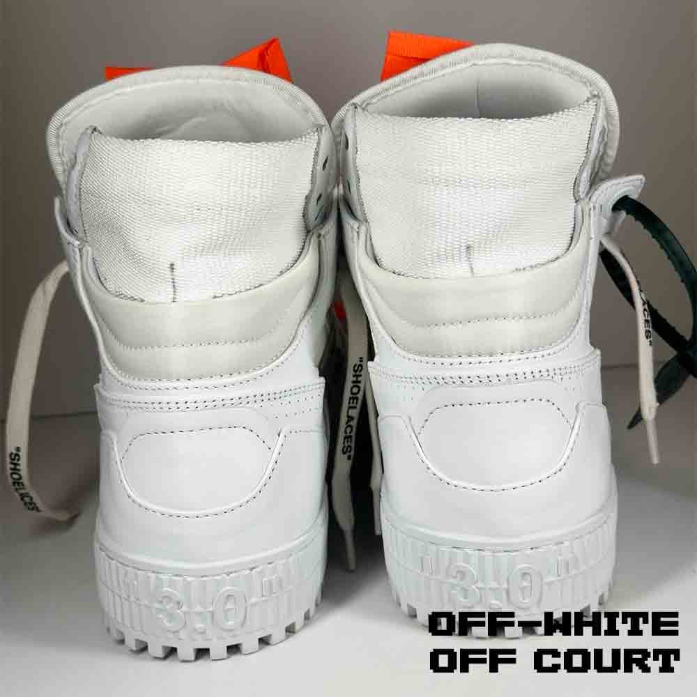 کتونی آف وایت آف کورت سفید بنفش Off-White 3.0 Off Court Sneakers White Purple — تصویر ۶