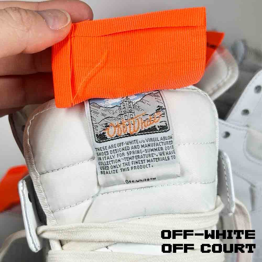 کتونی آف وایت آف کورت سفید بنفش Off-White 3.0 Off Court Sneakers White Purple — تصویر ۸