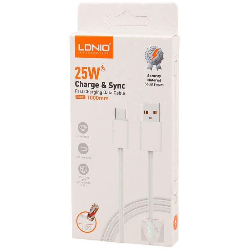 کابل شارژ LDNIO USB TO TYPE-C