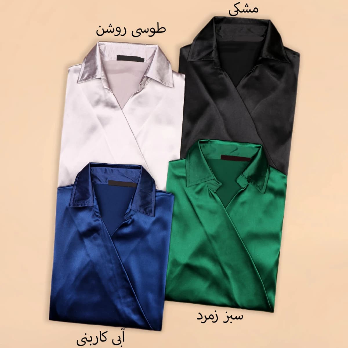 شومیز ساتن الوا — تصویر ۳
