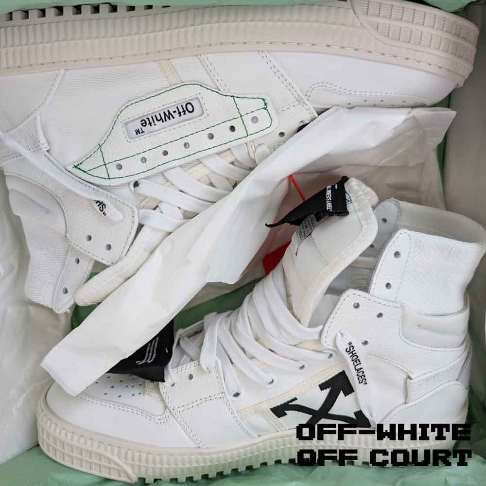 کتونی آف وایت آف کورت سفید Off-White 3.0 Off Court Sneakers White — تصویر ۵