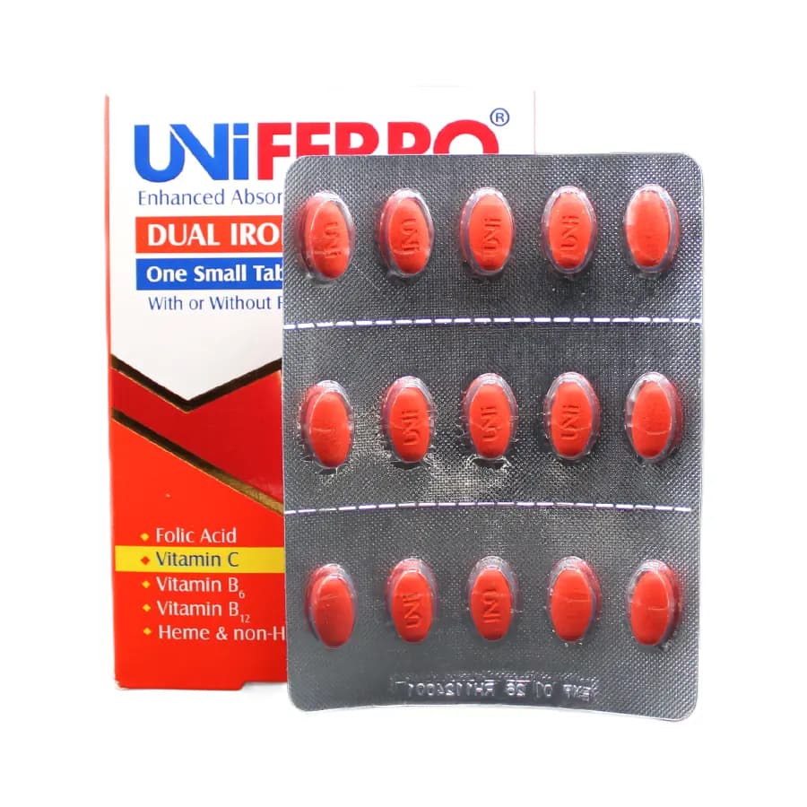 قرص یونی فرو ابیان دارو 30 عددی/ Abian Daroo Uniferro 30 Tablets