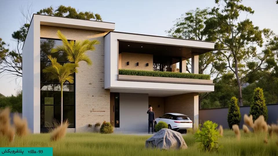 نقشه خانه دوبلکس 250 متری 【پنج خواب】villa-093