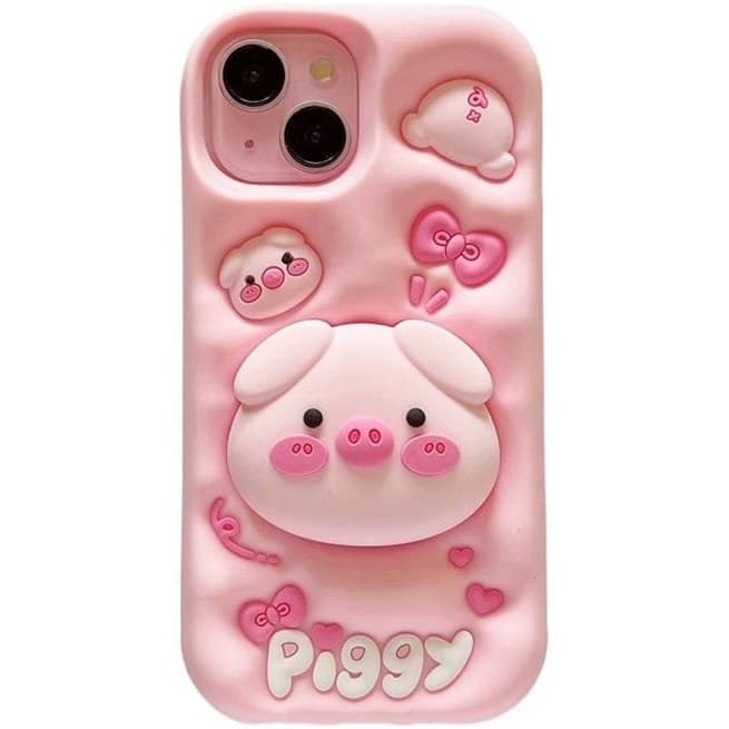 قاب عروسکی فانتزی piggy (خوک صورتی)پاپ سوکتی