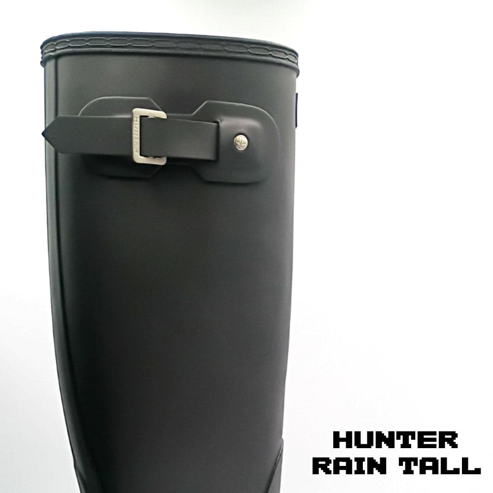 بوت هانتر زنانه ساق بلند مشکی مات Hunter Original Rain Women’s Boots Black — تصویر ۲