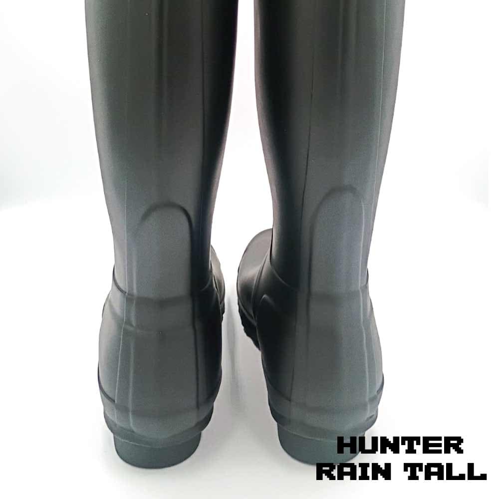 بوت هانتر زنانه ساق بلند مشکی مات Hunter Original Rain Women’s Boots Black — تصویر ۳