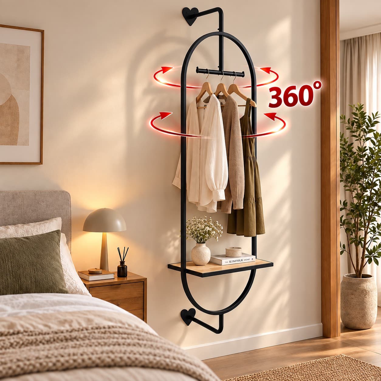 رگال دیواری 360 درجه D142 — تصویر ۲