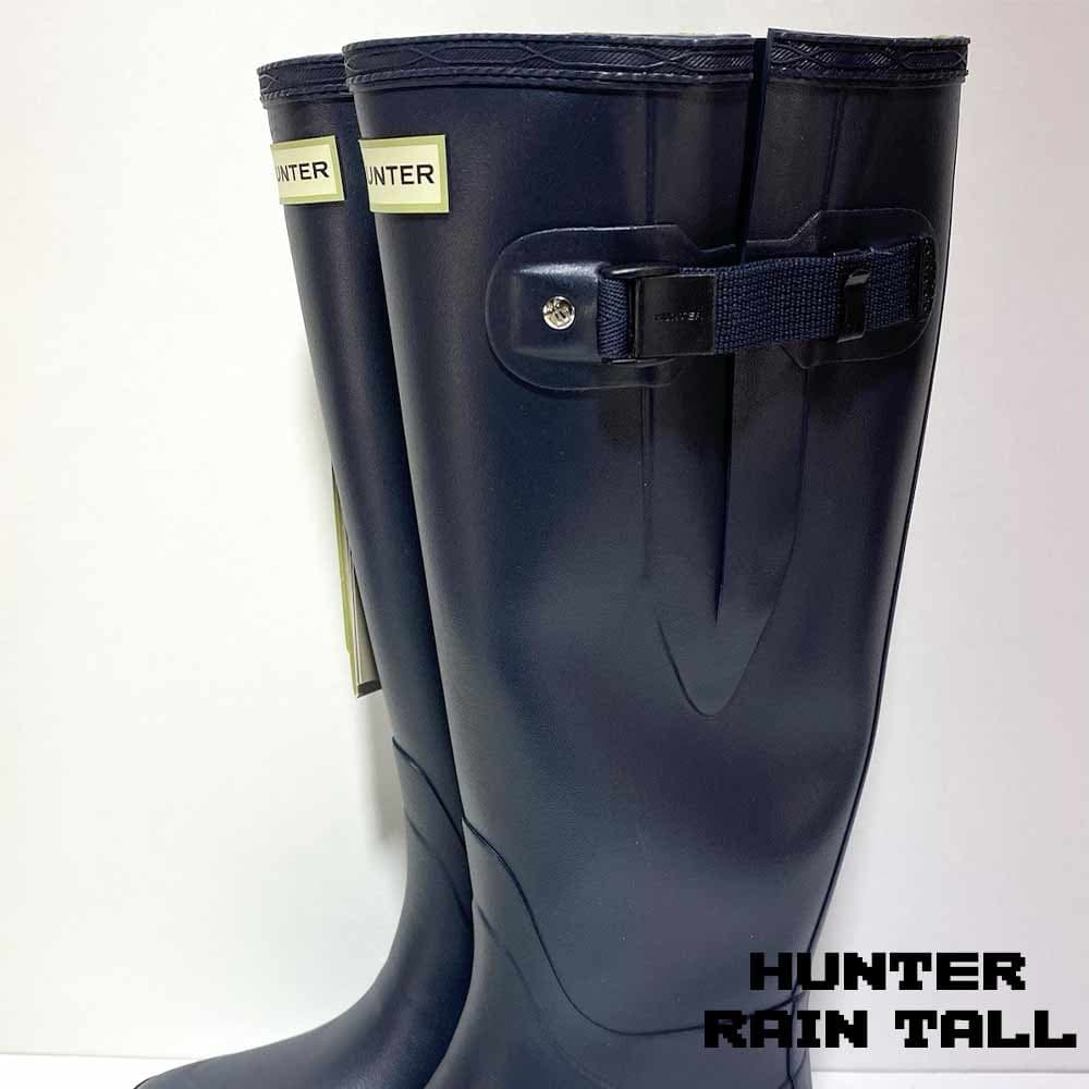 بوت هانتر زنانه ساق بلند آبی تیره Hunter Original Rain Women’s Boots Dark Blue — تصویر ۴