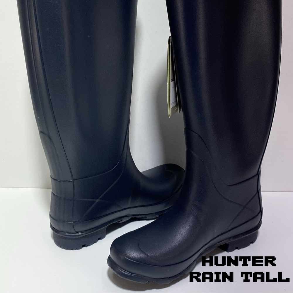 بوت هانتر زنانه ساق بلند آبی تیره Hunter Original Rain Women’s Boots Dark Blue — تصویر ۳