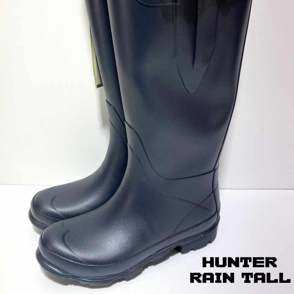 بوت هانتر زنانه ساق بلند آبی تیره Hunter Original Rain Women’s Boots Dark Blue — تصویر ۲