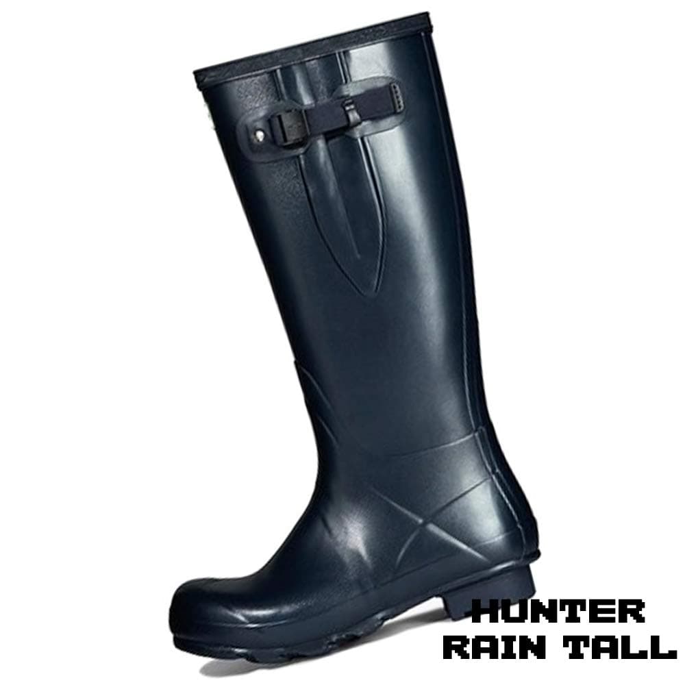 بوت هانتر زنانه ساق بلند آبی تیره Hunter Original Rain Women’s Boots Dark Blue
