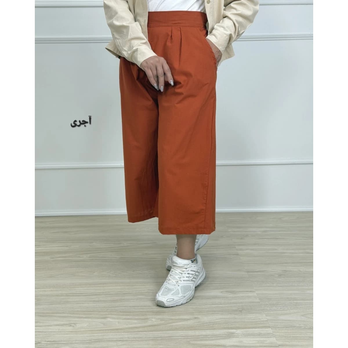شلوار واید لگ لینن — تصویر ۸