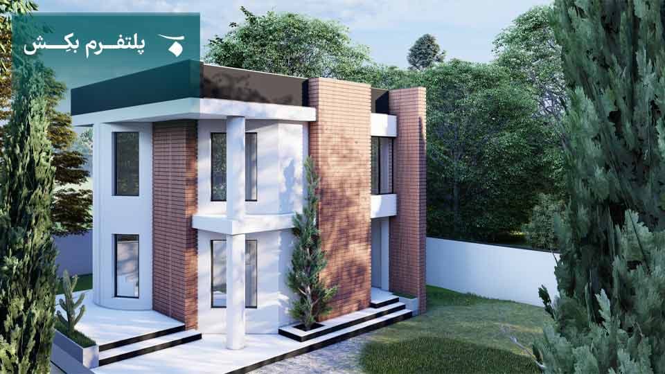 نقشه ویلا دوبلکس【پلان دوبلکس 】villa-018 — تصویر ۲
