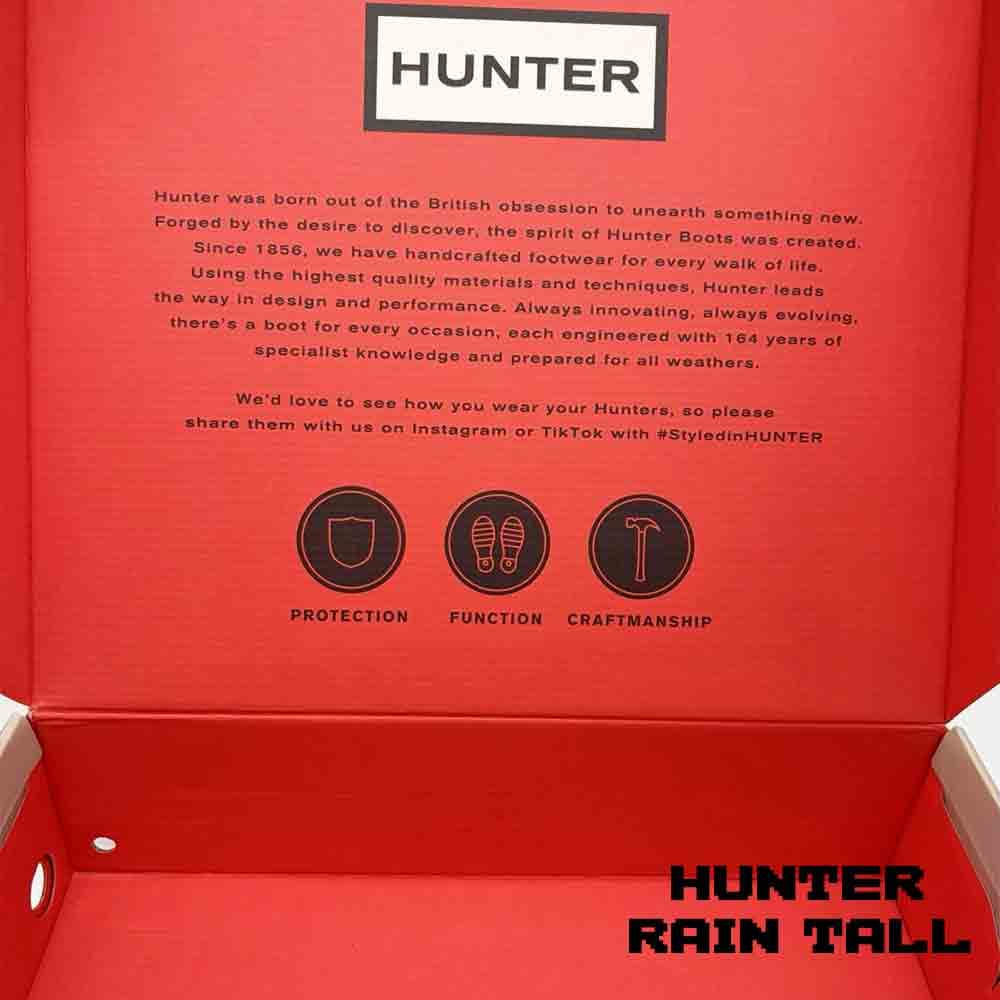 بوت هانتر زنانه ساق کوتاه مشکی مات Hunter Original Rain Women’s Boots Black — تصویر ۴