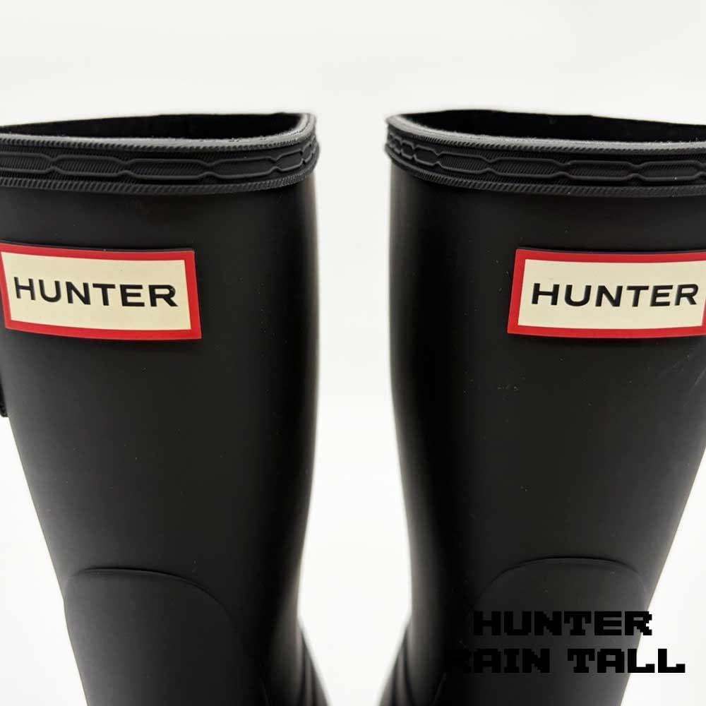 بوت هانتر زنانه ساق کوتاه مشکی مات Hunter Original Rain Women’s Boots Black — تصویر ۵