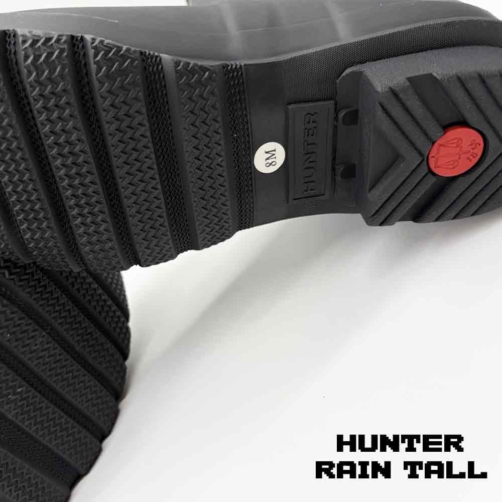 بوت هانتر زنانه ساق کوتاه مشکی مات Hunter Original Rain Women’s Boots Black — تصویر ۸
