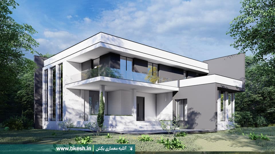 نقشه ویلا دوبلکس【ویلا چهار خوابه】villa-009