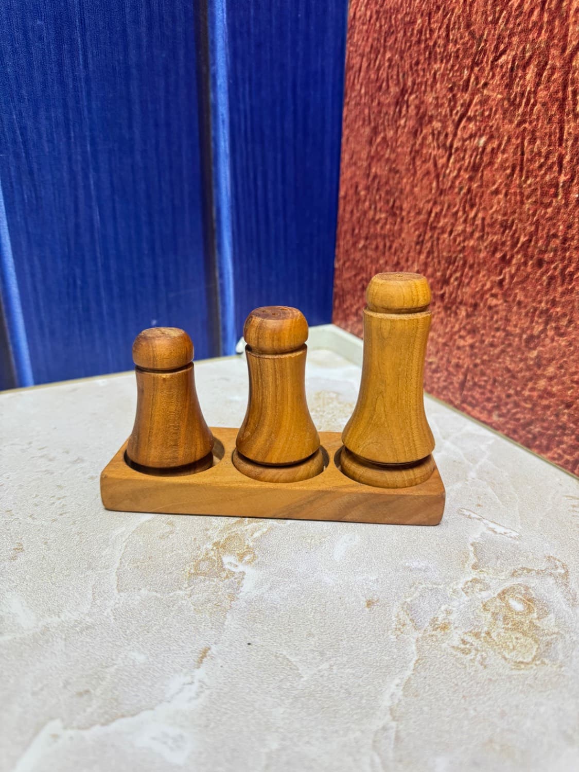 نمکپاش چوبی 3 عددی