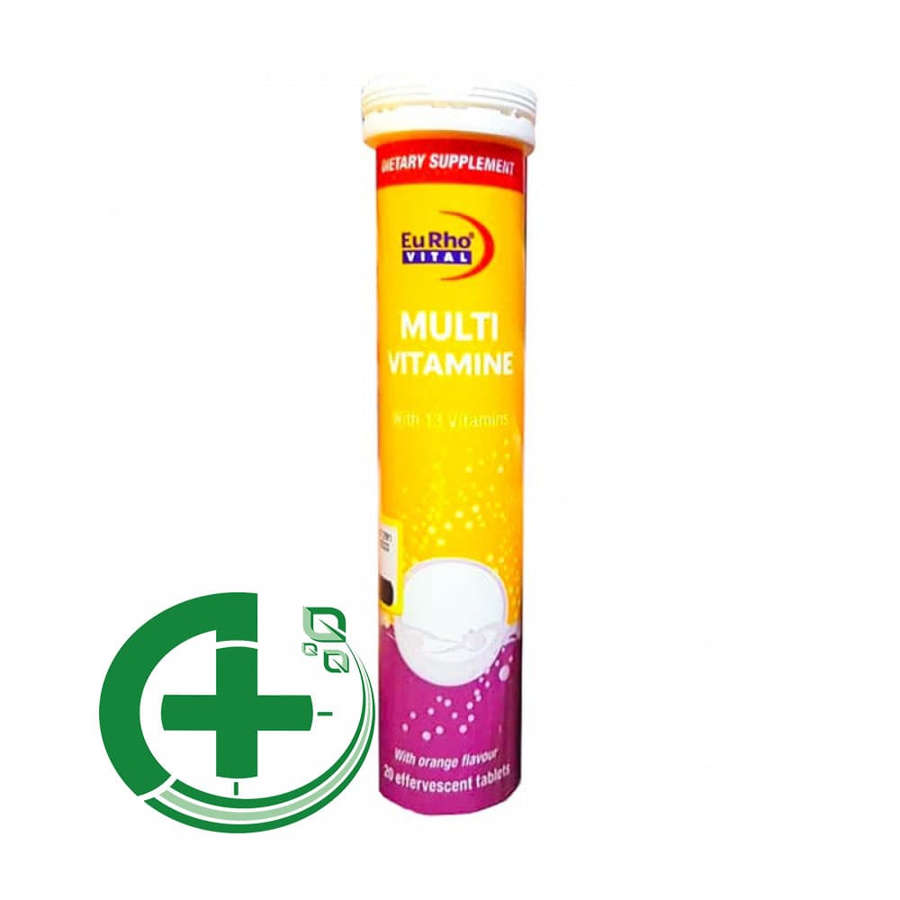 قرص جوشان مولتی ویتامین یوروویتال 20 عددی / Eurho Vital Multi Vitamin Eff – 20 Eff