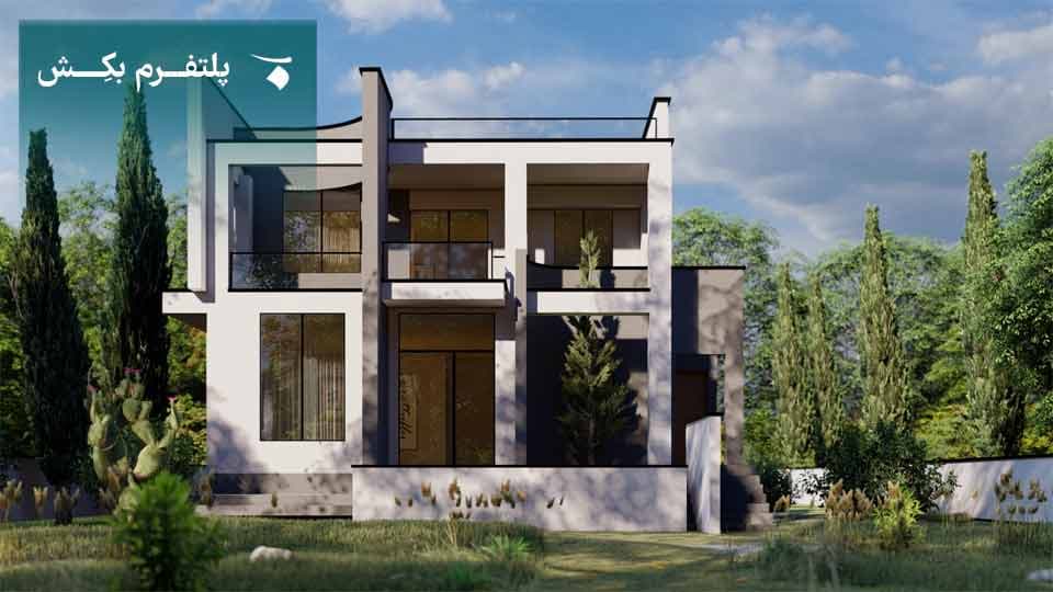 نقشه ساختمان ویلایی【نقشه ساختمان دوبلکس】villa-007 — تصویر ۲