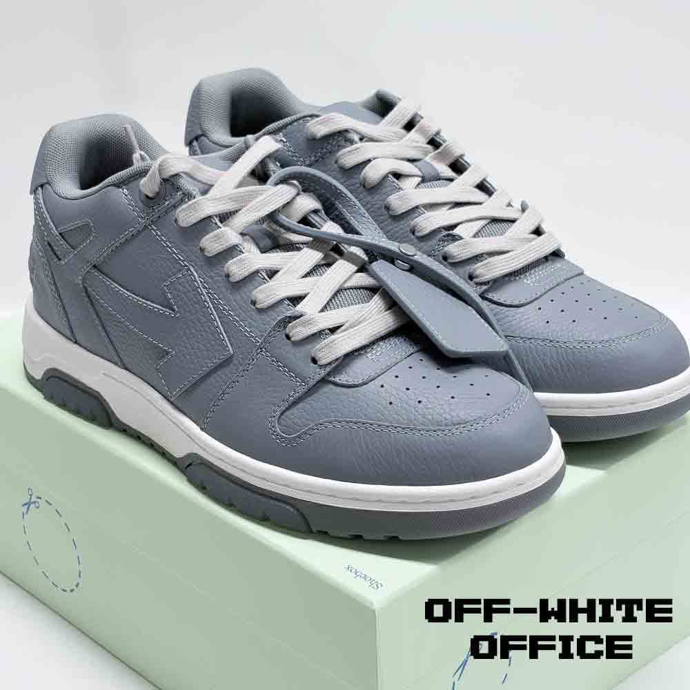 کتونی آف وایت اوت آف آفیس طوسی Off-White Out of Office Grey — تصویر ۴