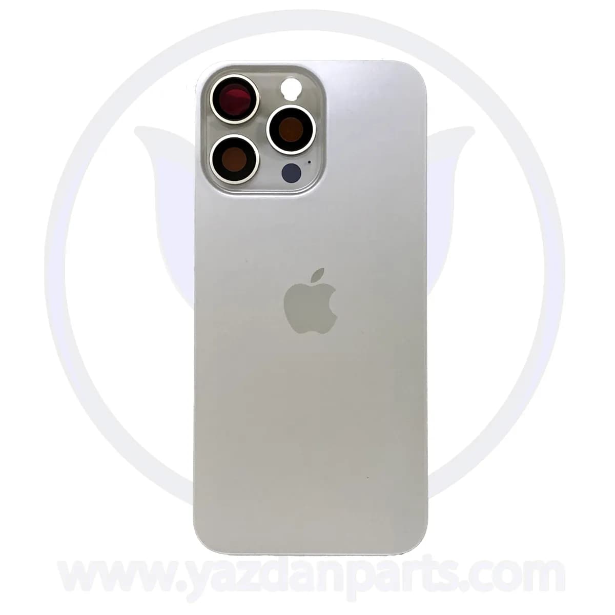 BACK COVER IPHONE 15 PRO TITANIUM WHITE