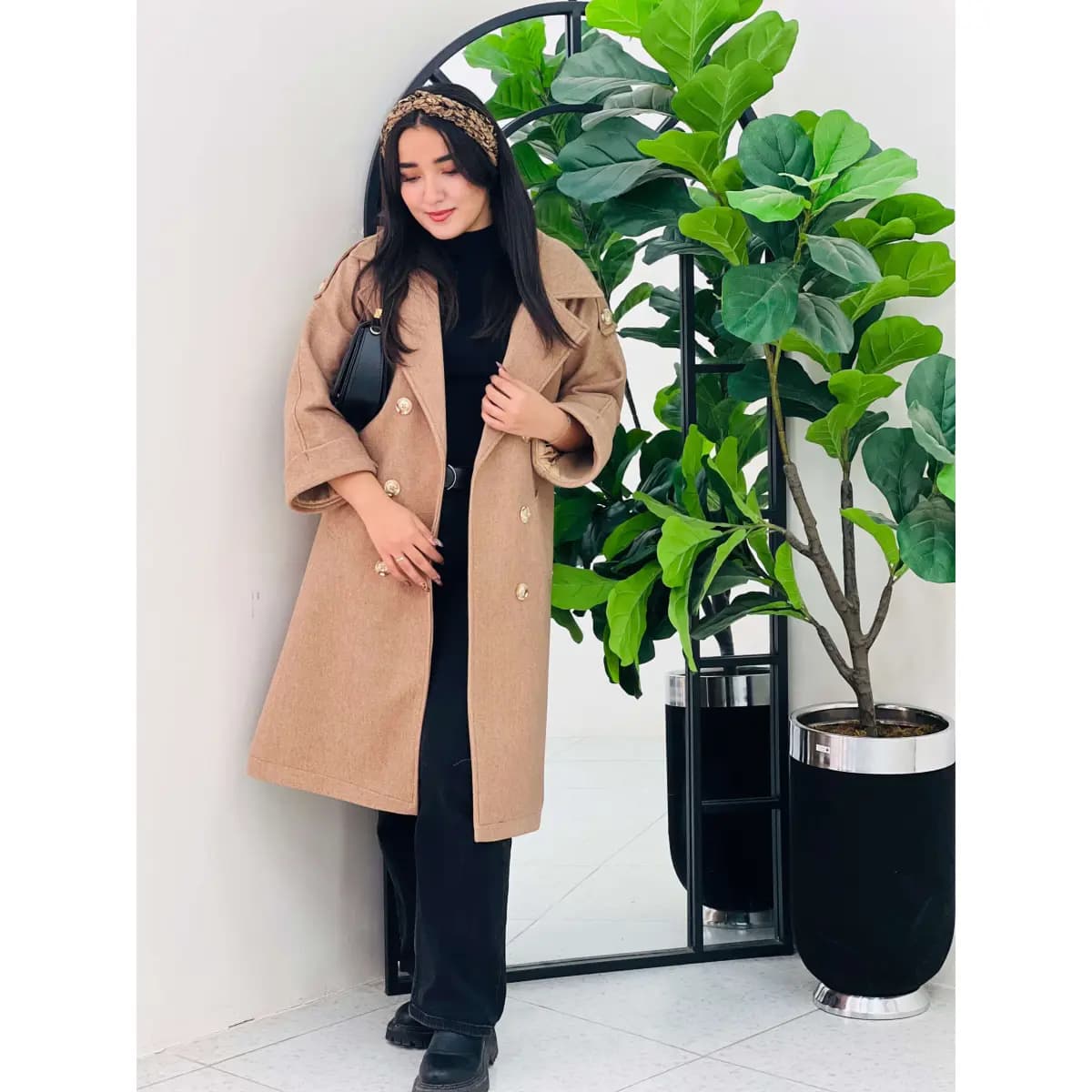 پالتو بلند فوتر زنانه — تصویر ۳
