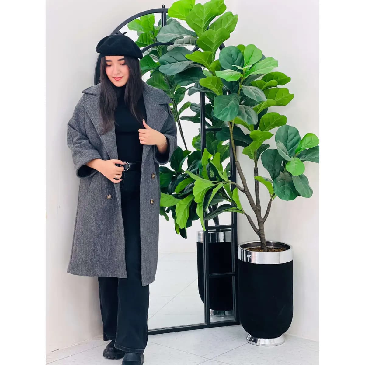 پالتو بلند فوتر زنانه — تصویر ۴