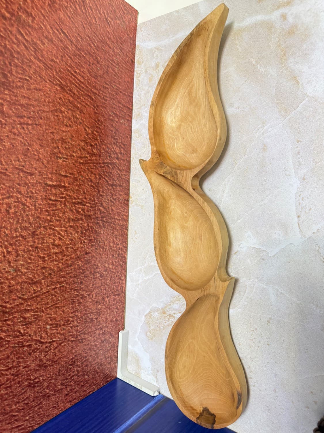 تخته سرو پذیرایی چوبی طرح اشک