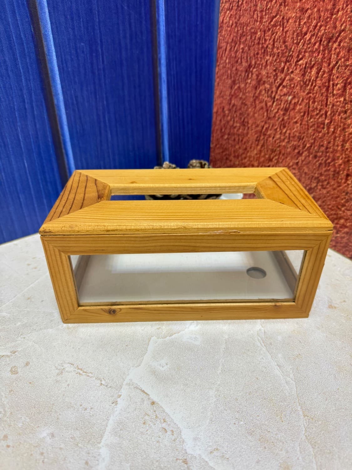 جا دستمال کاغذی ترمو شیشه ای بزرگ