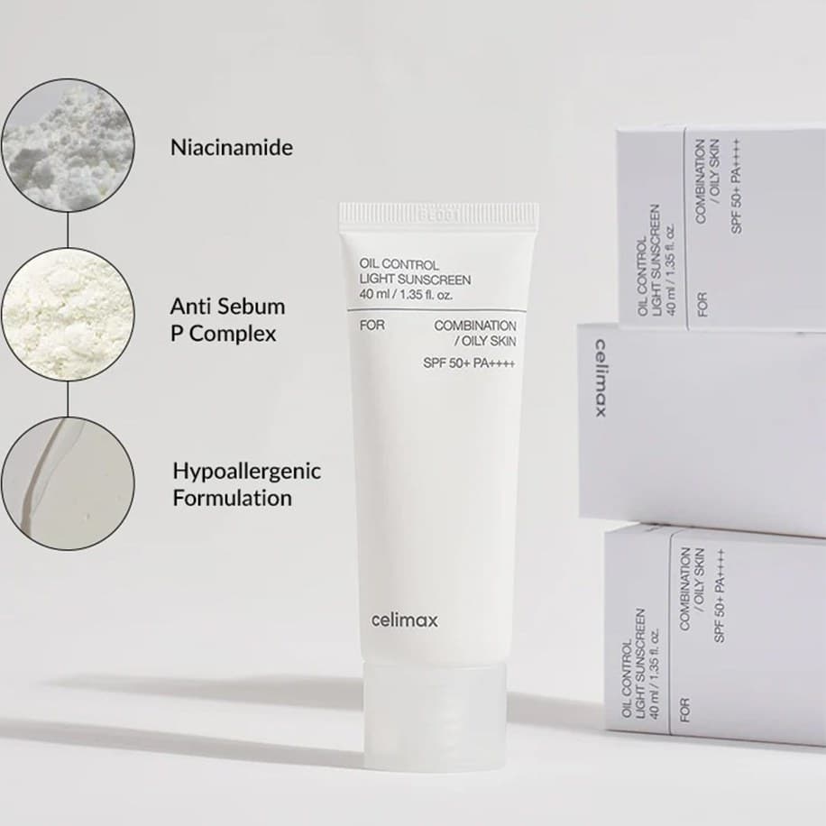 کرم ضد آفتاب سلیمکس SPF 50 کنترل چربی حجم ۴۰ میلی لیتر — تصویر ۳