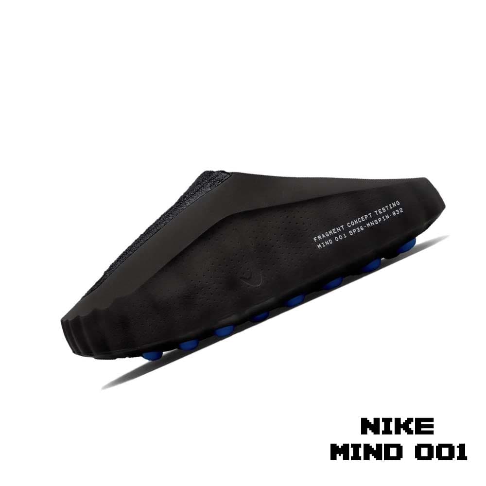 اسلیپر نایک مایند 001 مشکی فراگمنت Nike Mind x Fragment Design 001 Slippers Black