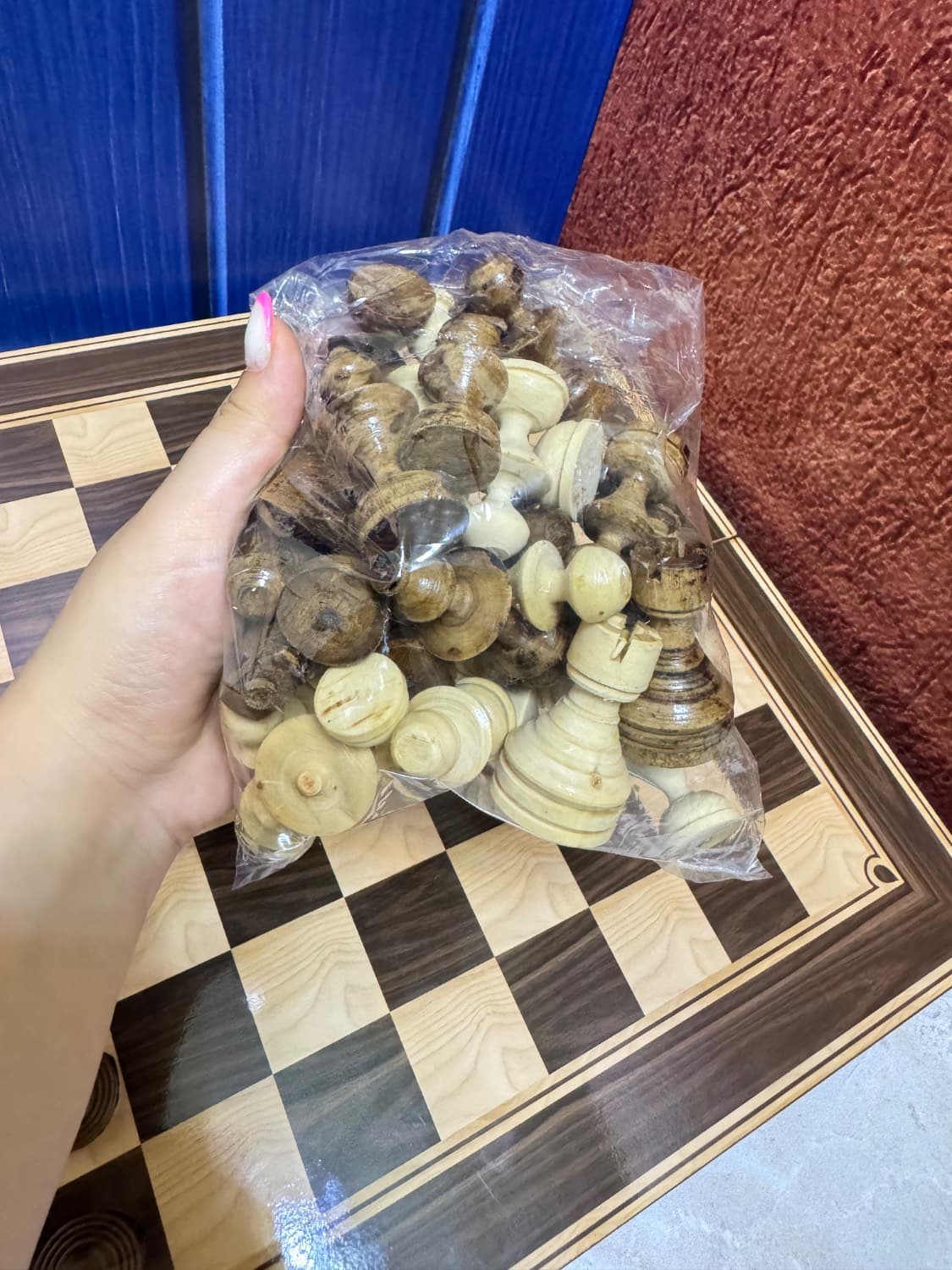 مهره شطرنج چوبی