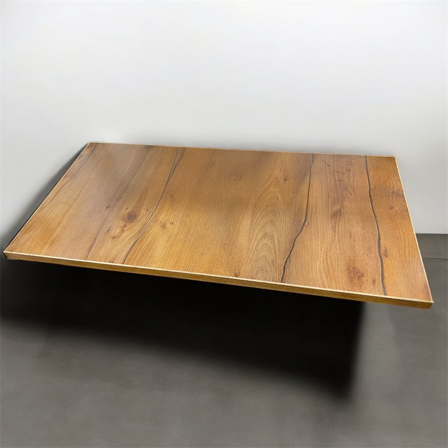 MDF 30*90 رنگ قهوه‌ای (تکسوز) ویترین طبقاتی