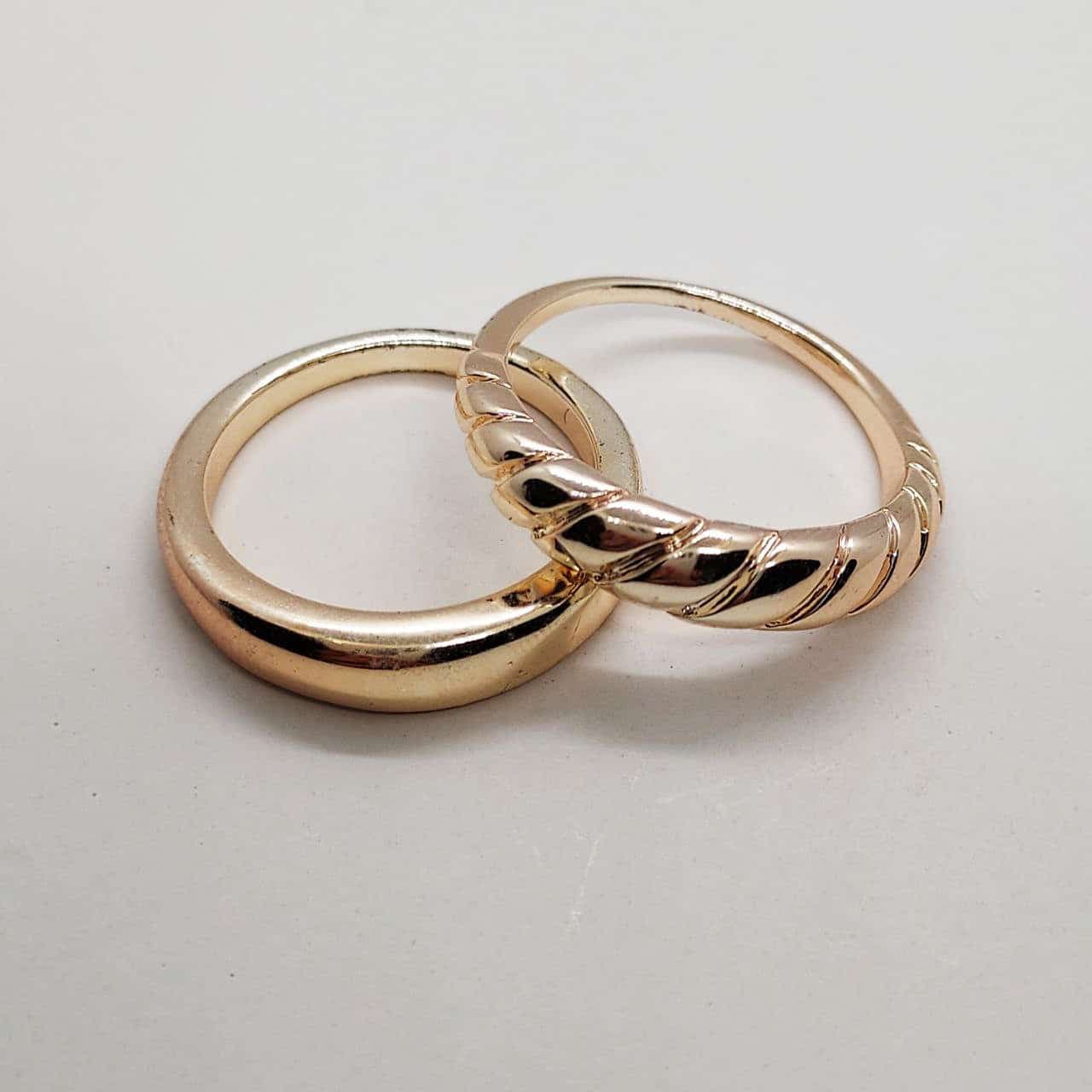ست انگشتر دوتایی Accessories از شاینورا | بدلیجات آبکاری نقره — تصویر ۵