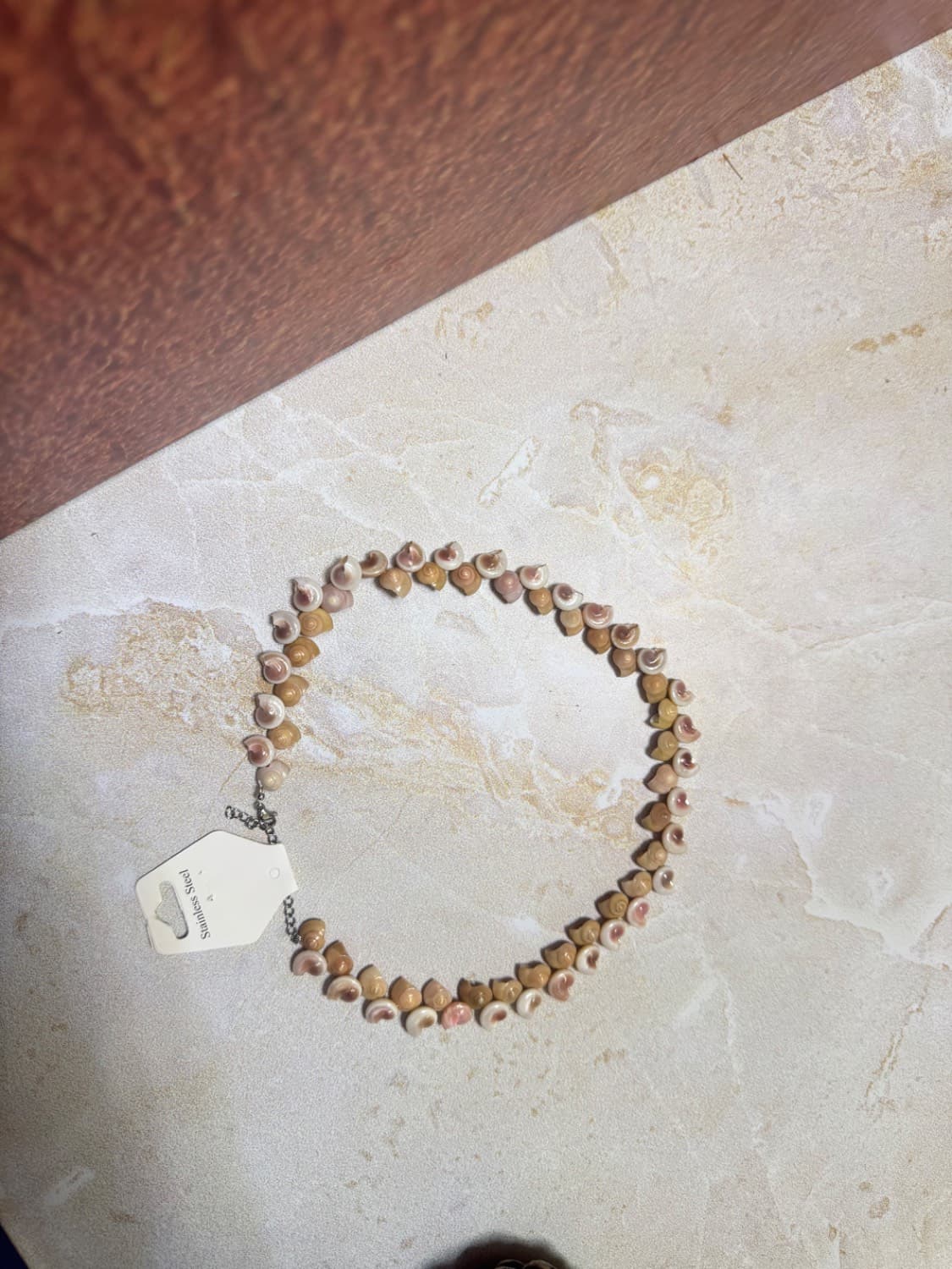 گردنبند طرح صدف — تصویر ۴