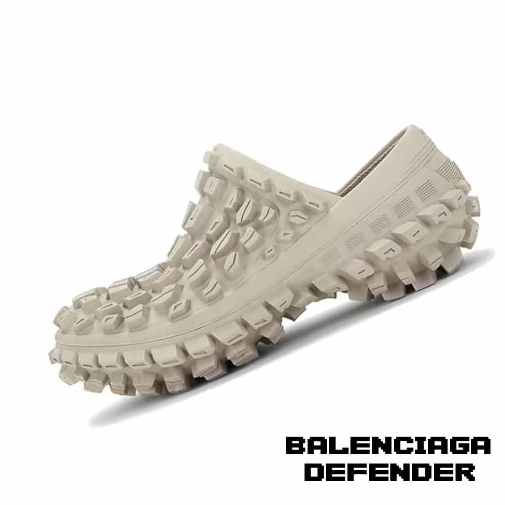 اسلیپر بالنسیاگا دیفندر سفید Balenciaga Defender Clogs White