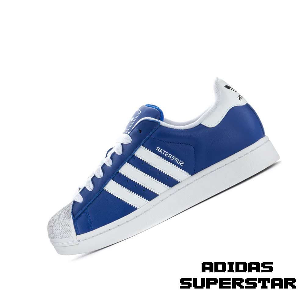 کفش کتونی آدیداس سوپراستار 2 آبی Adidas Superstar II Blue