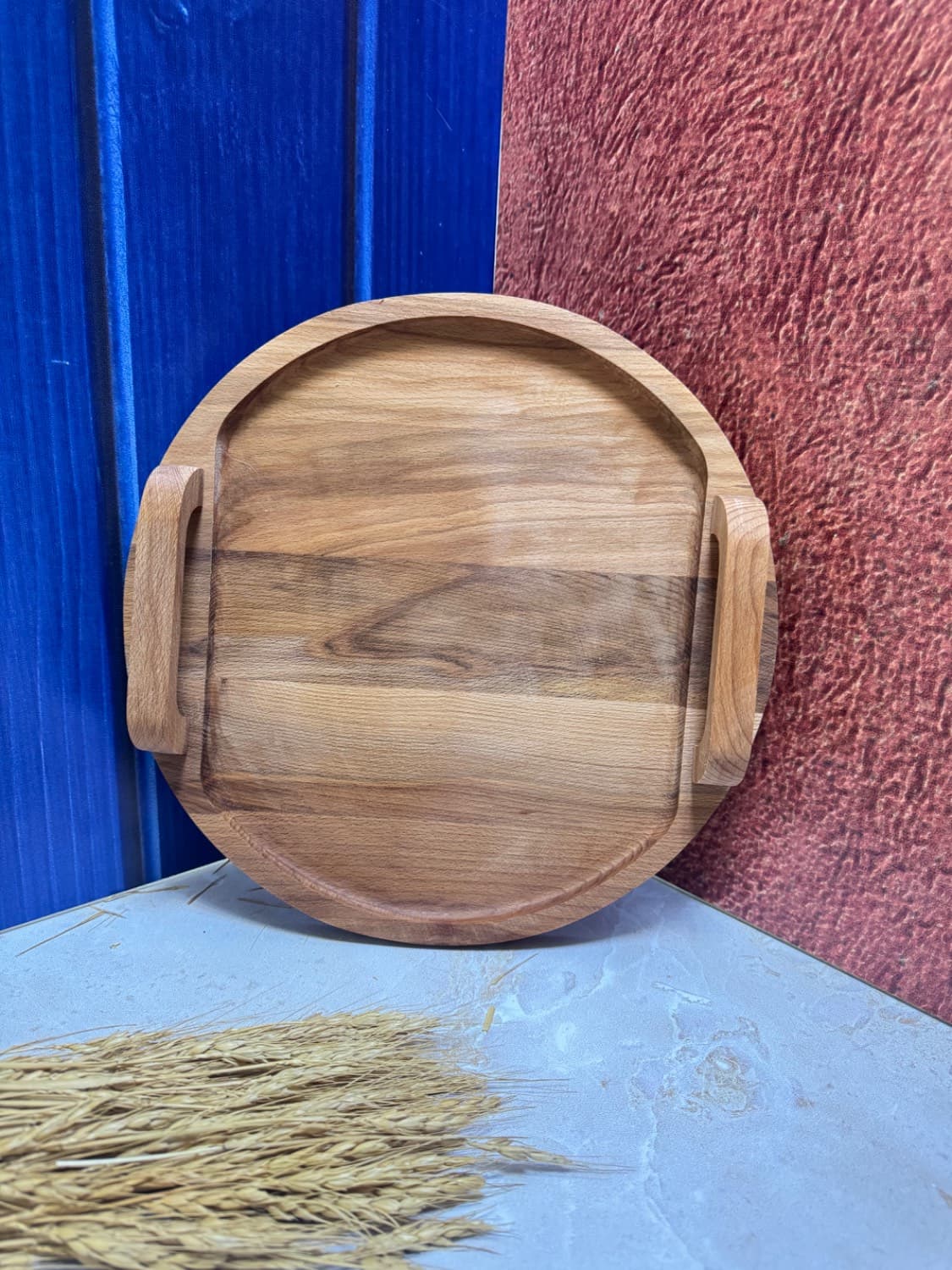 سینی چوبی گرد — تصویر ۴