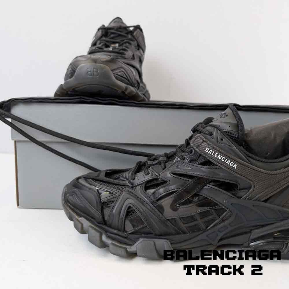 کفش کتونی بالنسیاگا ترک 2 مشکی Balenciaga Track 2 Black — تصویر ۶