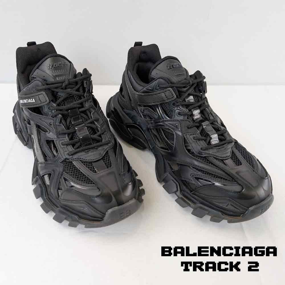 کفش کتونی بالنسیاگا ترک 2 مشکی Balenciaga Track 2 Black — تصویر ۲