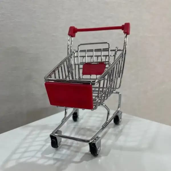 چرخ خرید دکوری _ قرمز