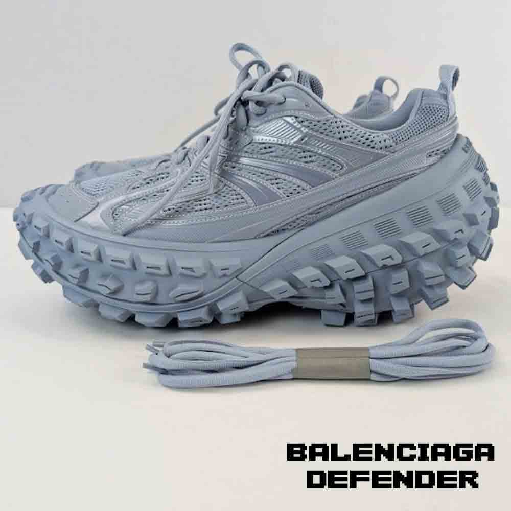 کفش کتونی بالنسیگا دیفندر آبی Balenciaga Defender Blue Light — تصویر ۵