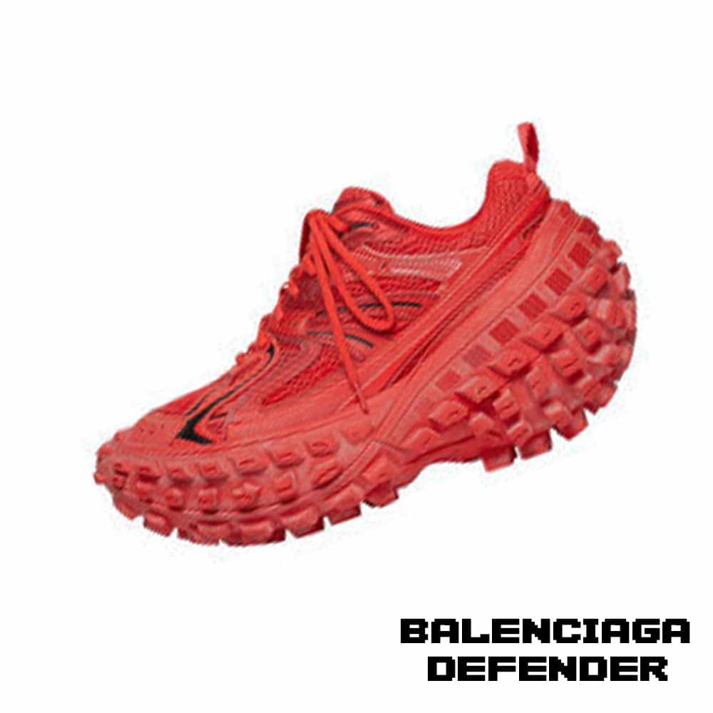 کفش کتونی بالنسیگا دیفندر قرمز Balenciaga Defender Red