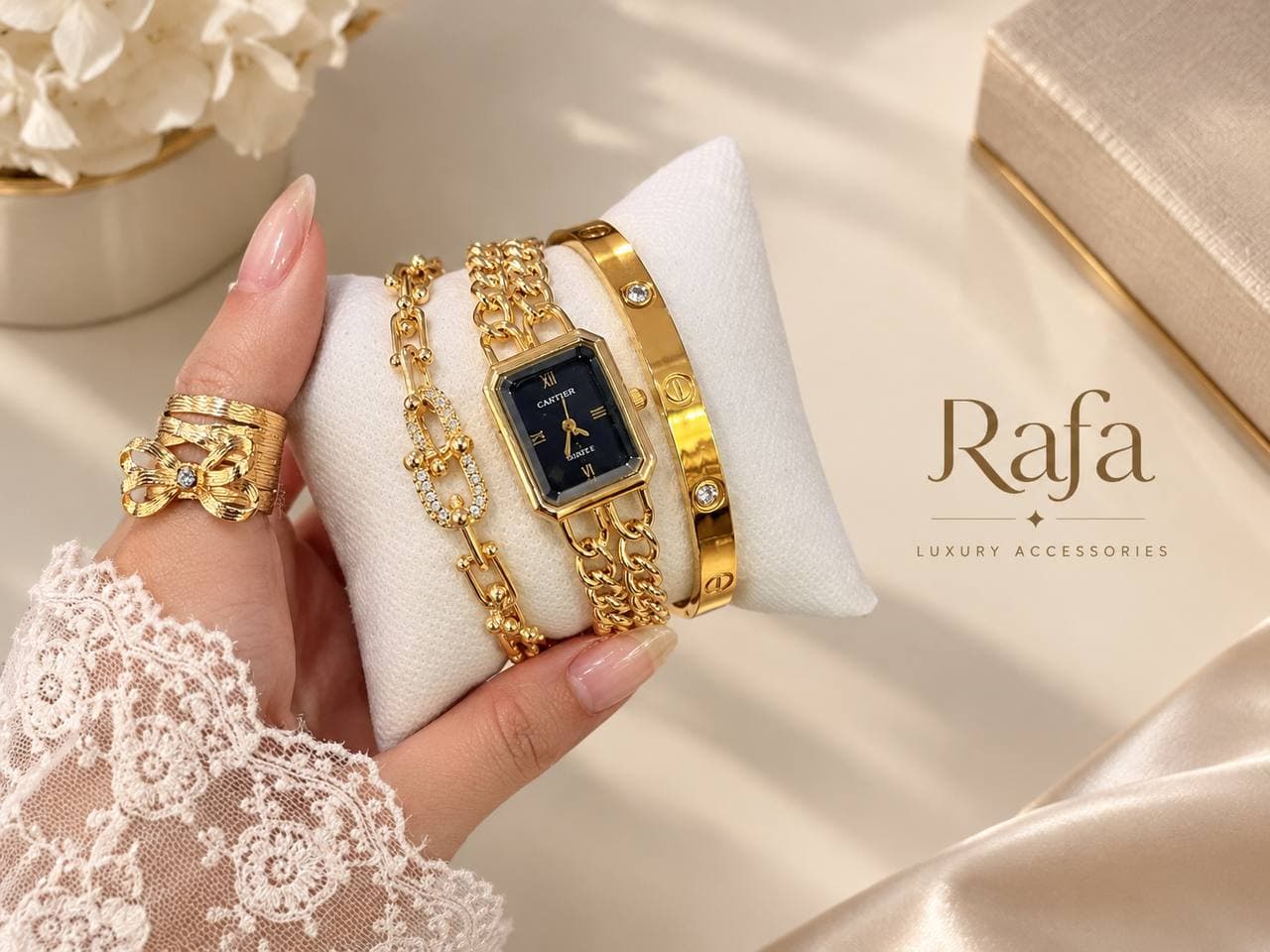 ساعت کارتیر بند دولاین