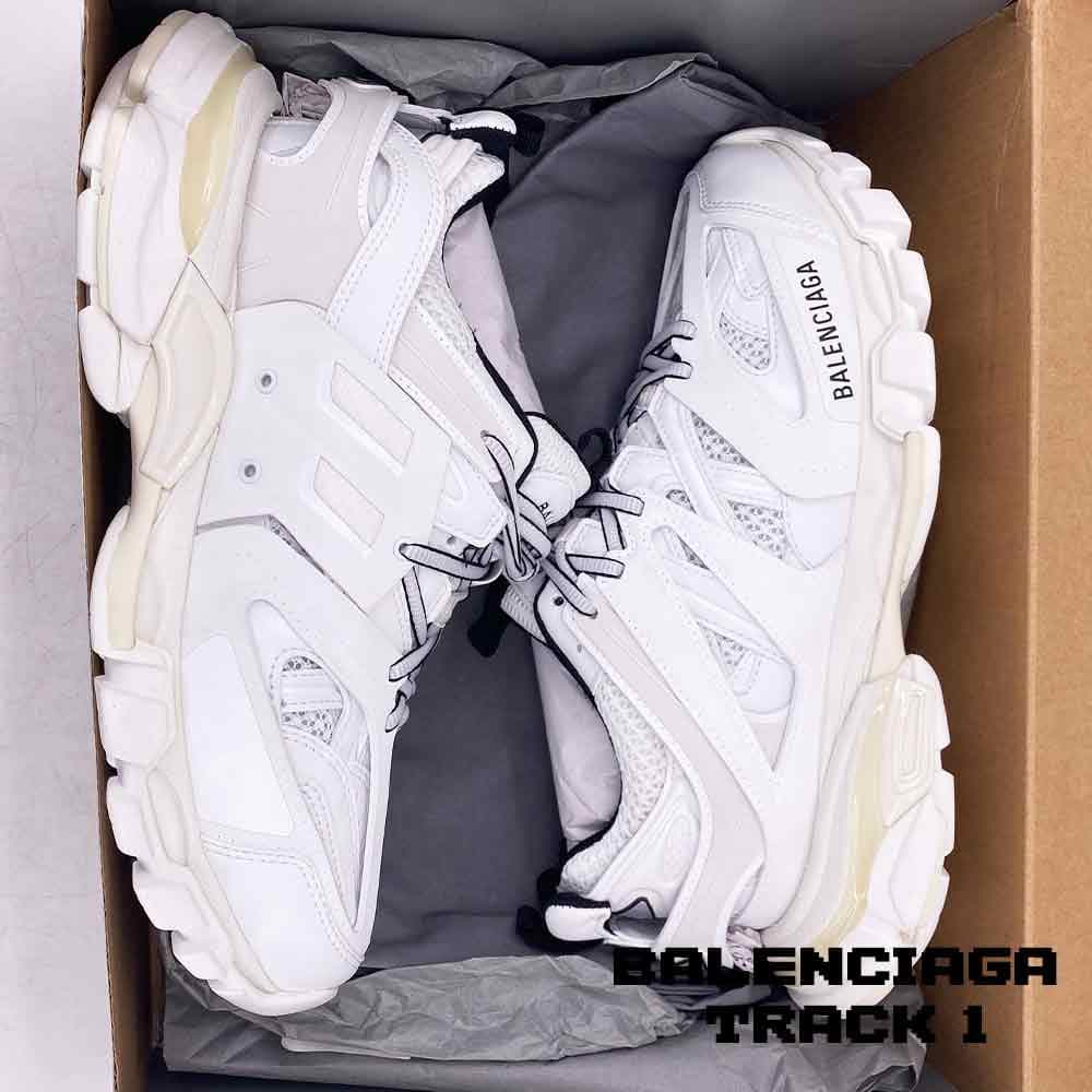 کفش کتونی بالنسیاگا ترک وان سفید Balenciaga Track 1 White — تصویر ۴