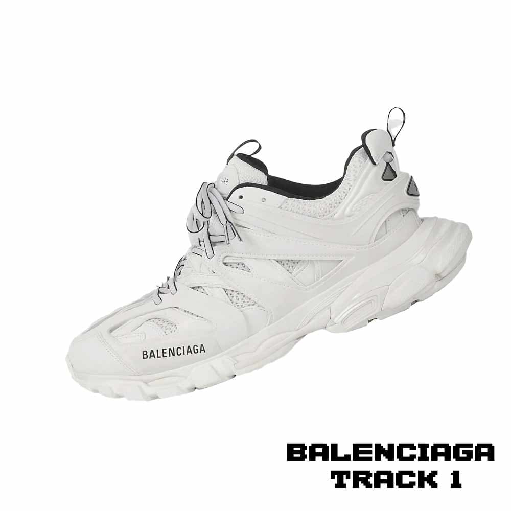 کفش کتونی بالنسیاگا ترک وان سفید Balenciaga Track 1 White