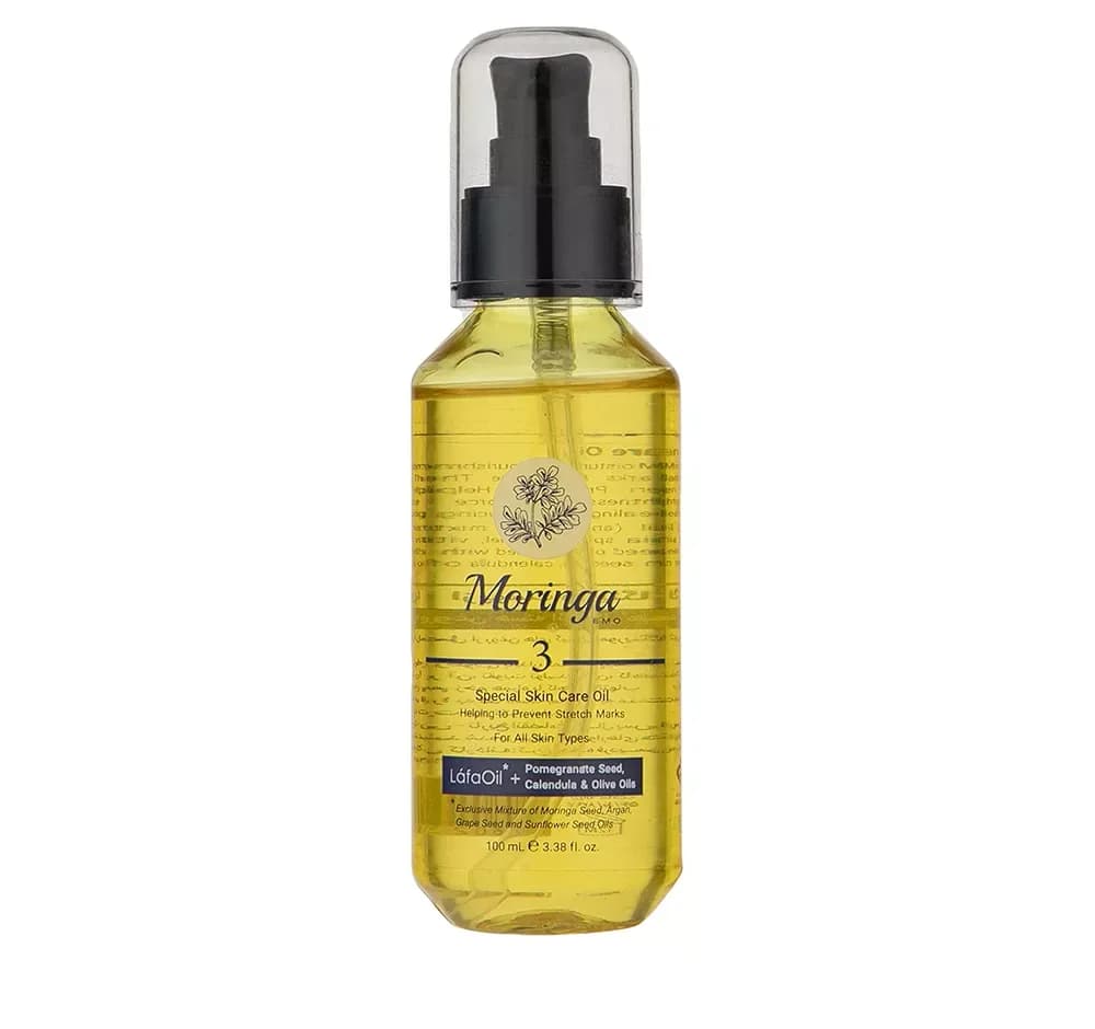 روغن پیشگیری از ترک پوستی مورینگا امو شماره 3 حجم 100 میلی لیتر
